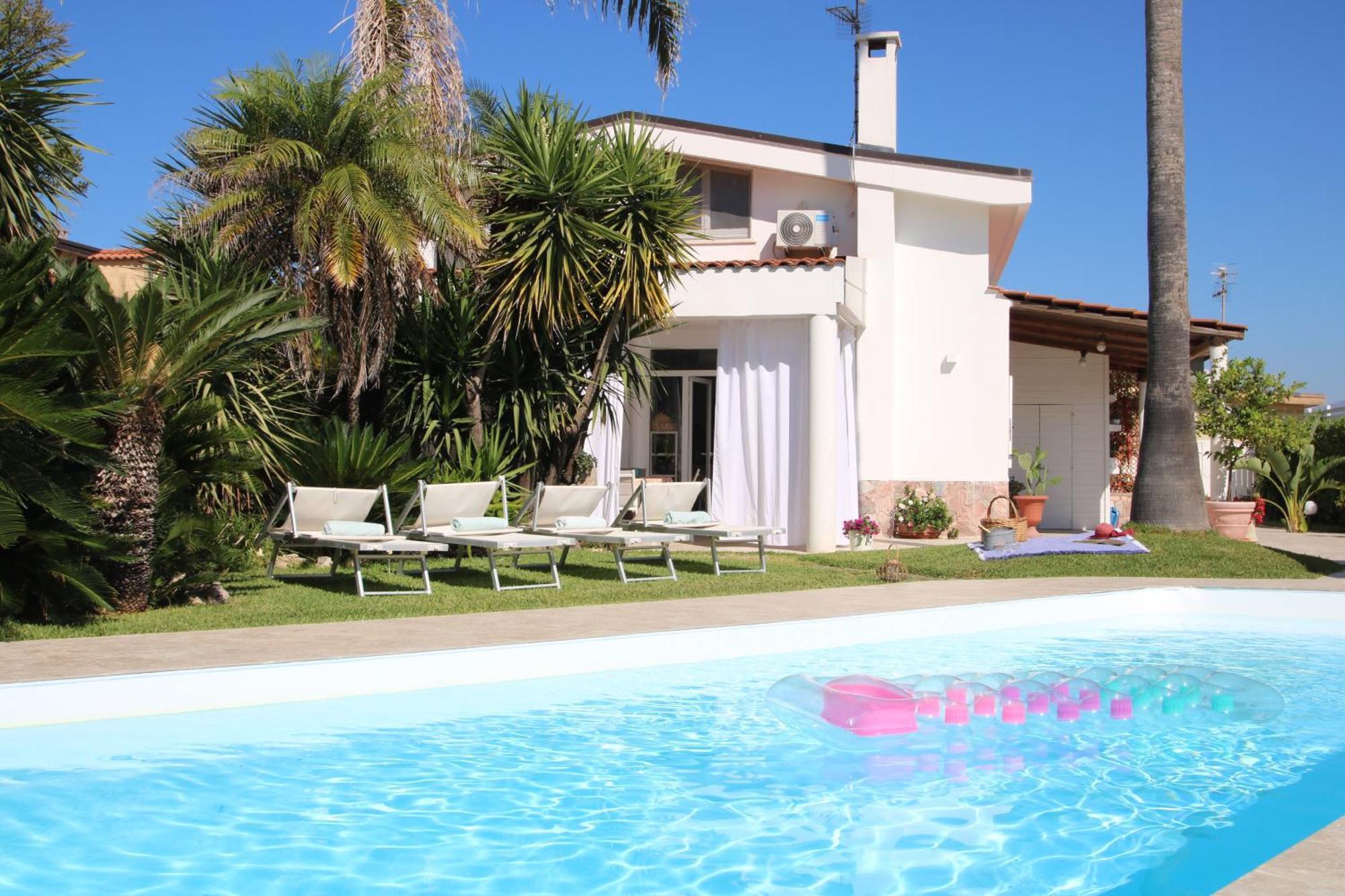 Edri Beach House - Villa Con Piscina Pontecagnano Exterior foto